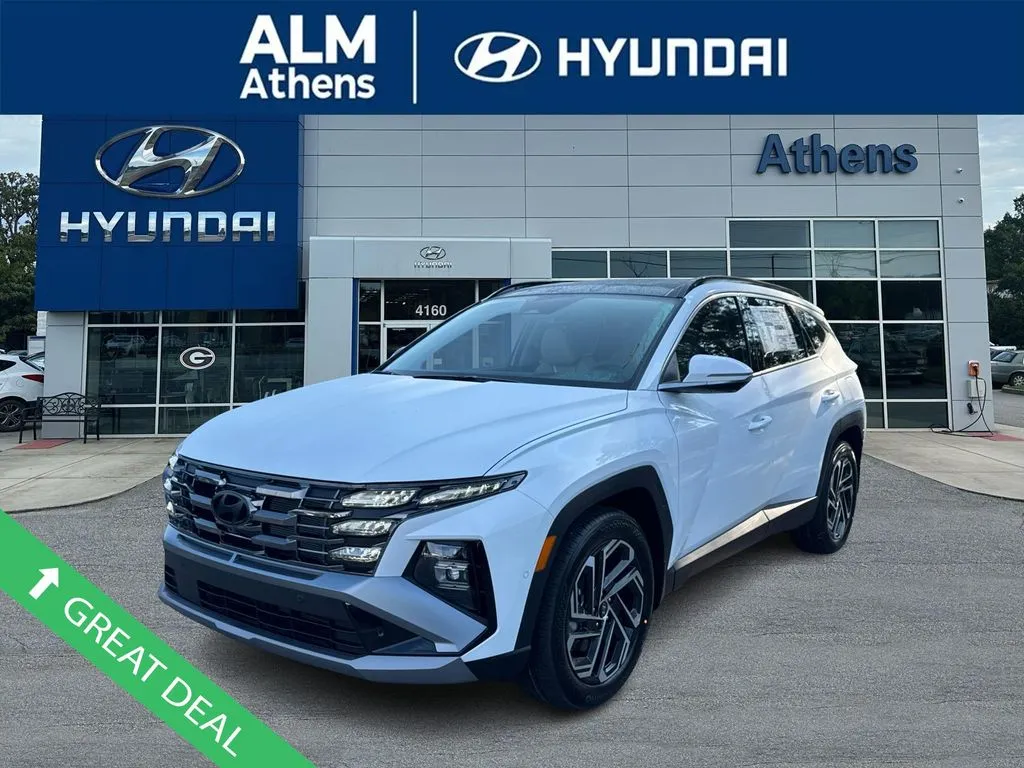 White 2025 Hyundai Tucson Limited for sale in Athens, GA