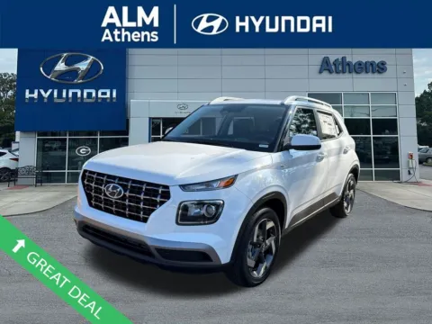 White 2025 Hyundai Venue SEL for sale in Athens, GA
