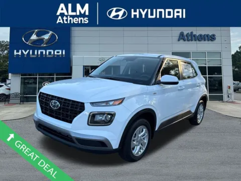 White 2025 Hyundai Venue SE for sale in Athens, GA