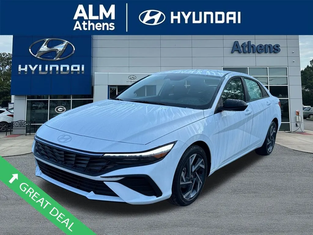 White 2025 Hyundai Elantra SEL Sport for sale in Athens, GA