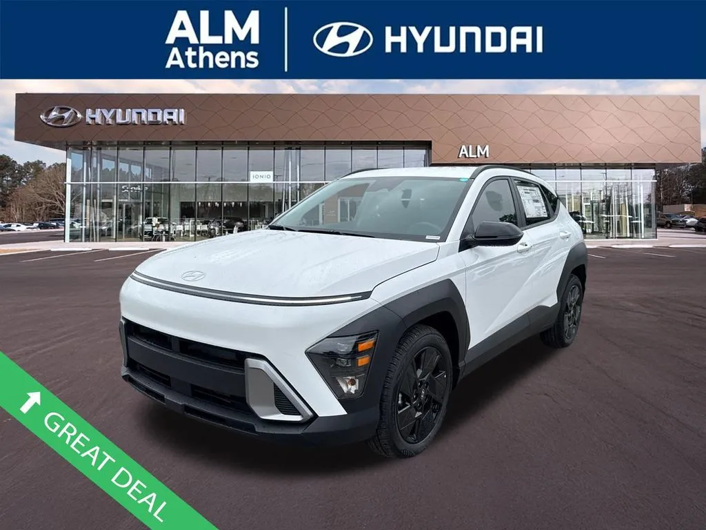 White 2026 Hyundai Kona SEL Sport for sale in Athens, GA