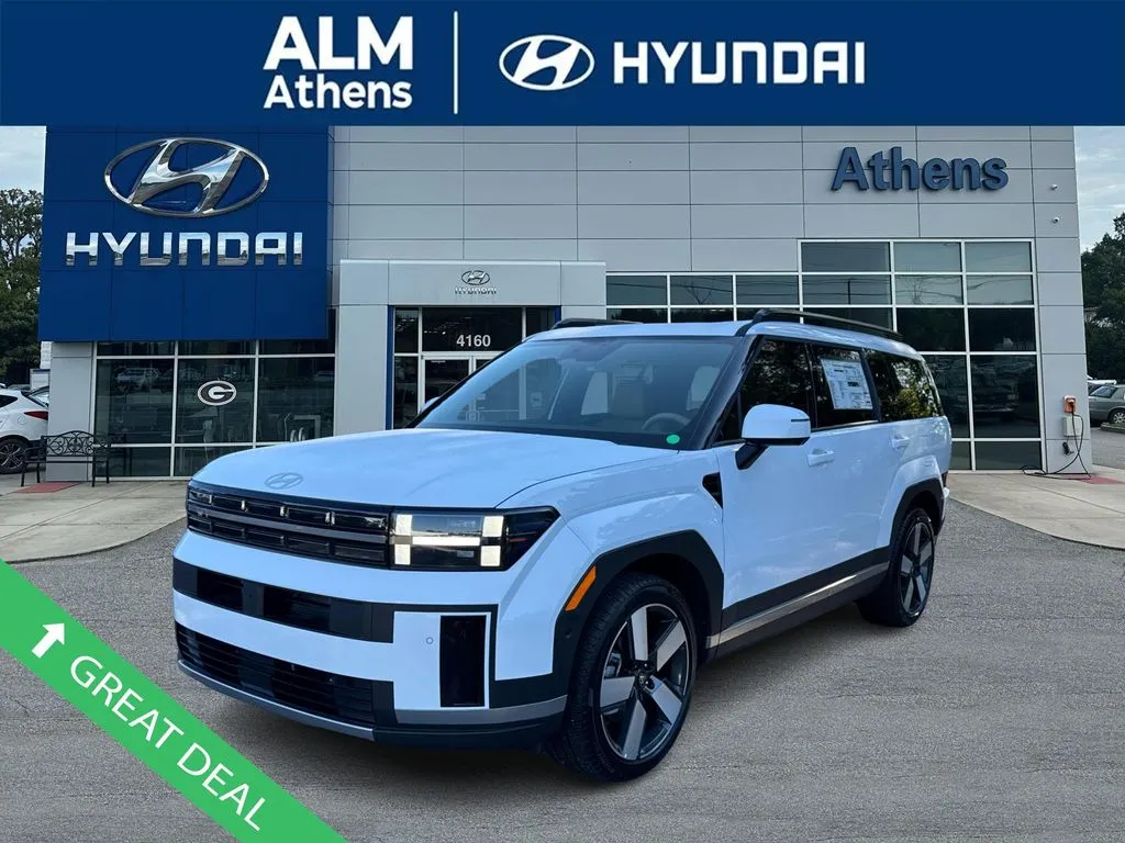 White 2026 Hyundai Santa Fe Hybrid Limited for sale in Athens, GA