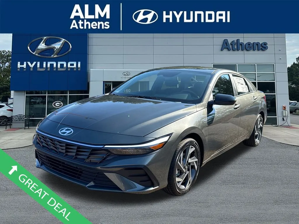 Gray 2025 Hyundai Elantra Hybrid SEL Sport for sale in Athens, GA