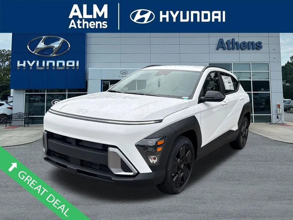 White 2026 Hyundai Kona SEL Sport for sale in Athens, GA