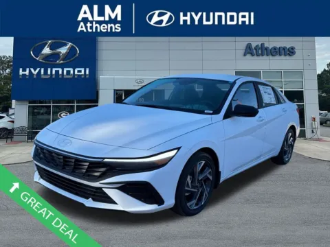 White 2025 Hyundai Elantra SEL Sport for sale in Athens, GA