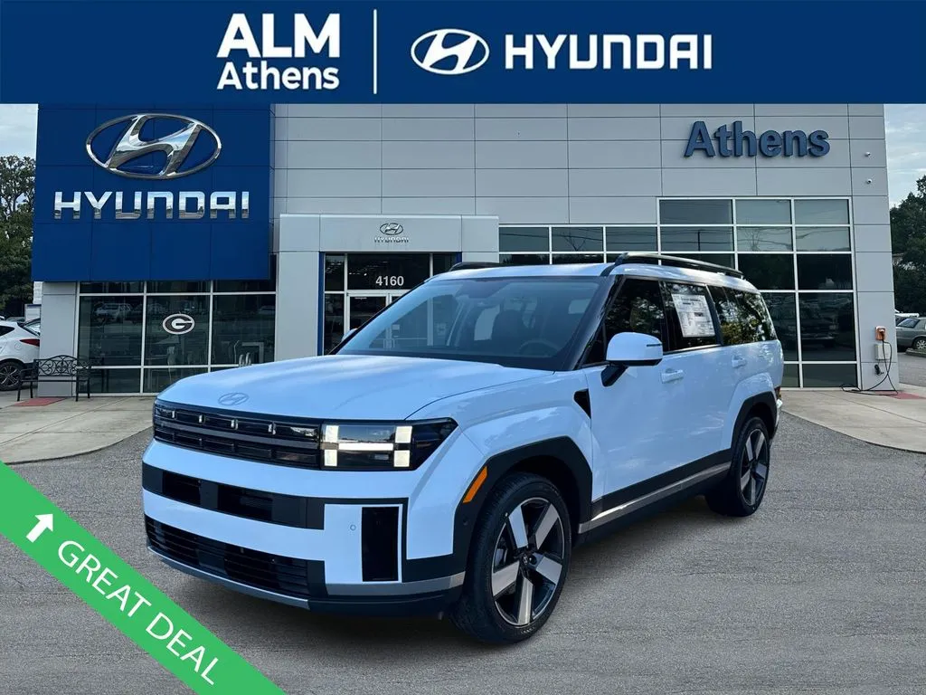 White 2026 Hyundai Santa Fe Hybrid Limited for sale in Athens, GA