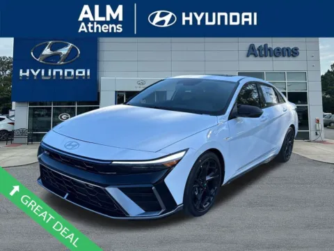 White 2025 Hyundai Elantra N Line for sale in Athens, GA
