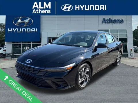 Black 2025 Hyundai Elantra Hybrid SEL Sport for sale in Athens, GA