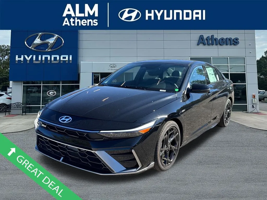 Black 2025 Hyundai Elantra N Line for sale in Athens, GA