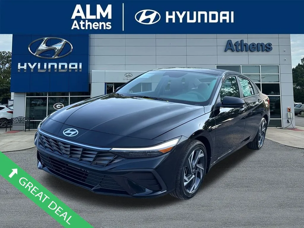 Black 2025 Hyundai Elantra Hybrid SEL Sport for sale in Athens, GA
