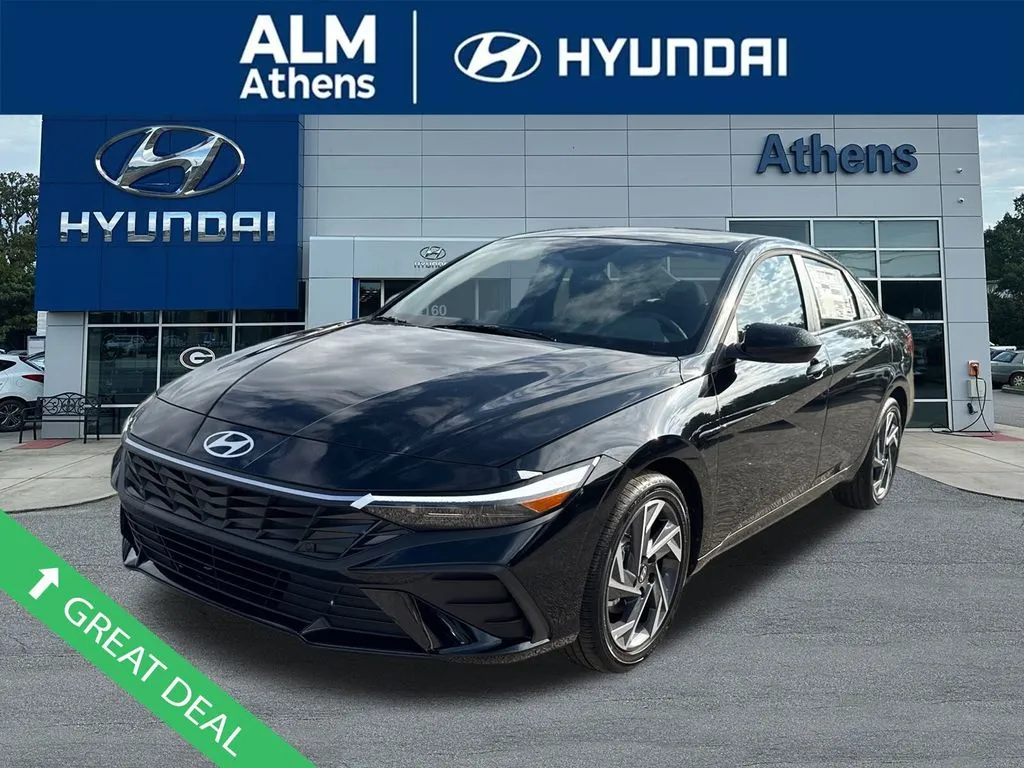 Black 2025 Hyundai Elantra SEL Sport for sale in Athens, GA