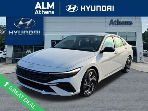 White 2025 Hyundai Elantra SEL Sport for sale in Athens, GA