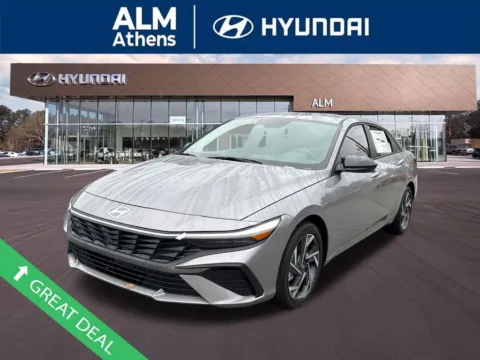 Gray 2025 Hyundai Elantra Hybrid SEL Sport for sale in Athens, GA