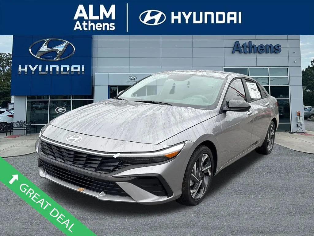 Gray 2025 Hyundai Elantra Hybrid SEL Sport for sale in Athens, GA