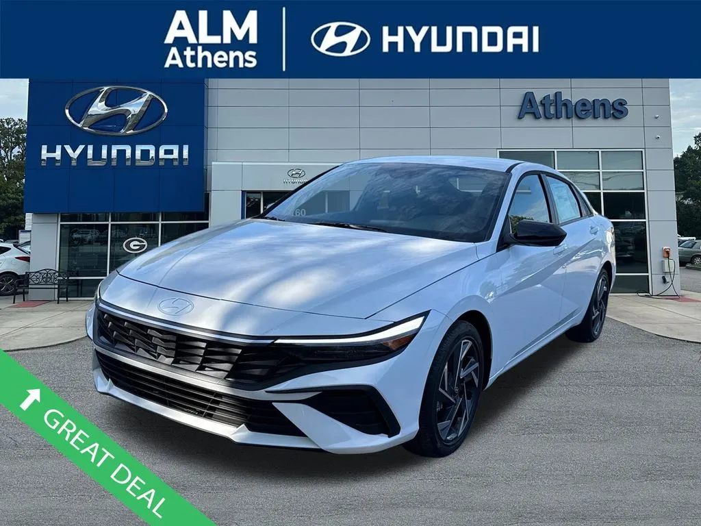 White 2025 Hyundai Elantra SEL Sport for sale in Athens, GA