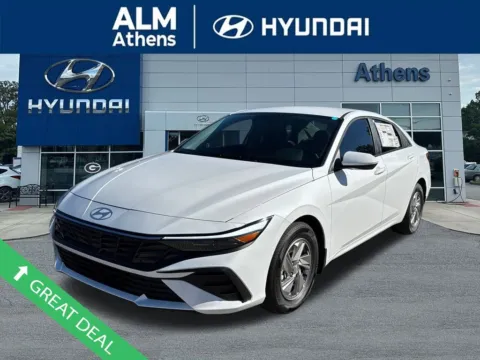 White 2025 Hyundai Elantra SE for sale in Athens, GA