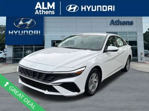 White 2025 Hyundai Elantra SE for sale in Athens, GA