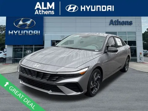 Gray 2025 Hyundai Elantra Hybrid SEL Sport for sale in Athens, GA