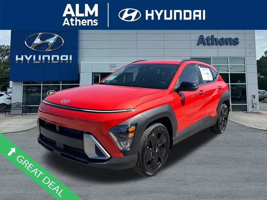 Orange 2026 Hyundai Kona SEL Sport for sale in Athens, GA