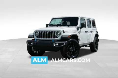 White 2024 Jeep Wrangler Sahara 4xe for sale in Athens, GA