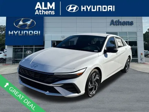 White 2025 Hyundai Elantra SEL Sport for sale in Athens, GA