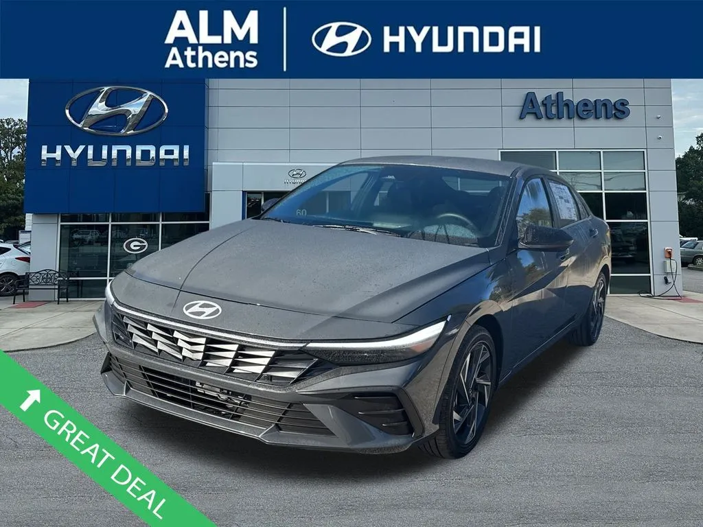 Gray 2025 Hyundai Elantra Hybrid SEL Sport for sale in Athens, GA