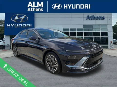 Blue 2025 Hyundai Sonata Hybrid Limited for sale in Athens, GA