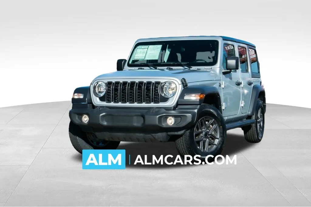Silver 2024 Jeep Wrangler Sport S for sale in Athens, GA