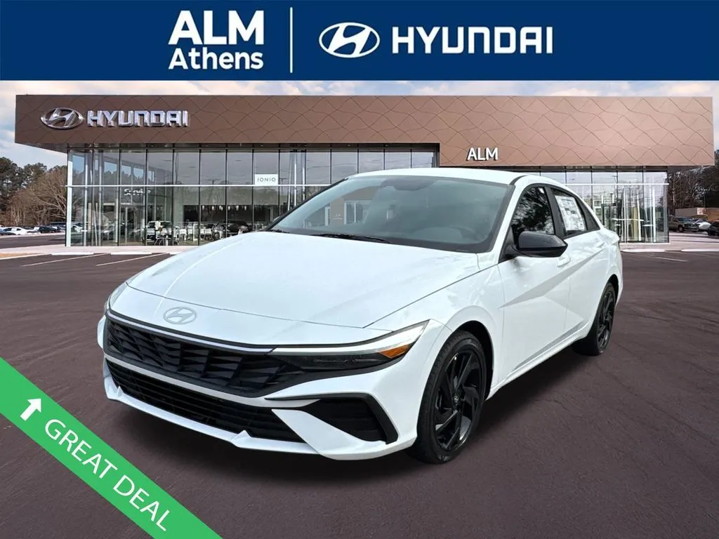 White 2026 Hyundai Elantra SEL Sport for sale in Athens, GA