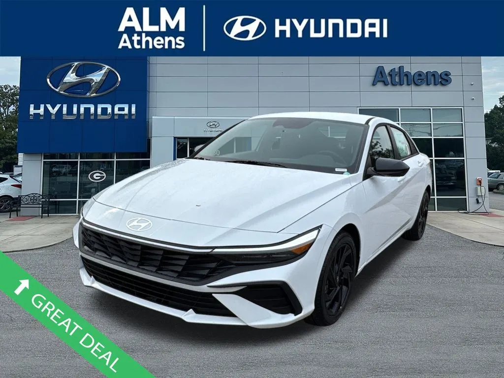 White 2026 Hyundai Elantra SEL Sport for sale in Athens, GA