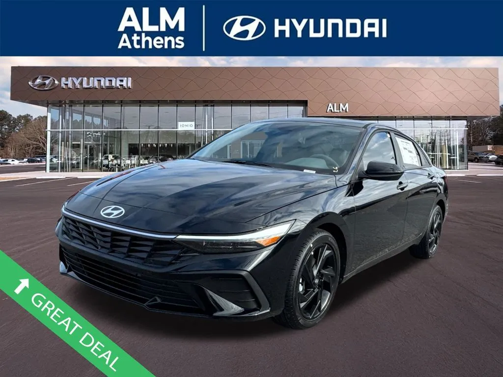 Black 2026 Hyundai Elantra SEL Sport for sale in Athens, GA