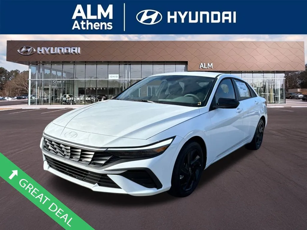 White 2026 Hyundai Elantra SEL Sport for sale in Athens, GA