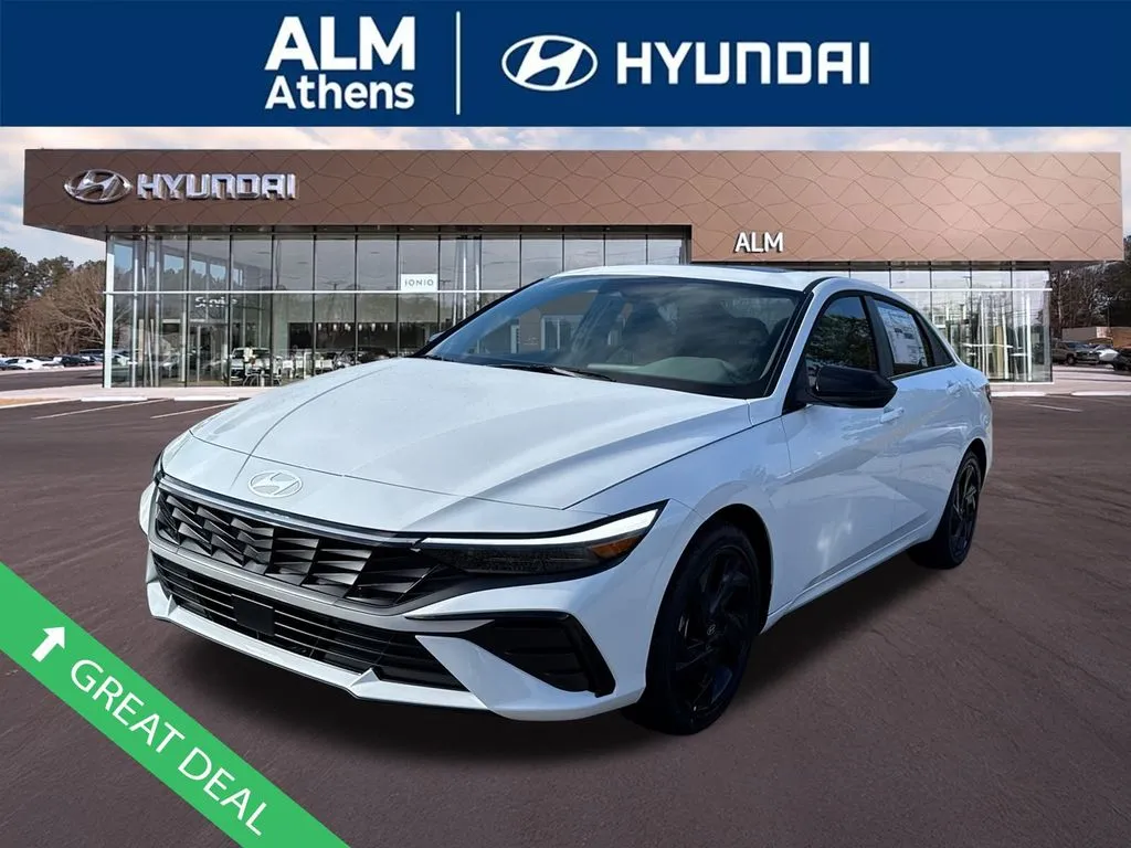 White 2026 Hyundai Elantra SEL Sport for sale in Athens, GA
