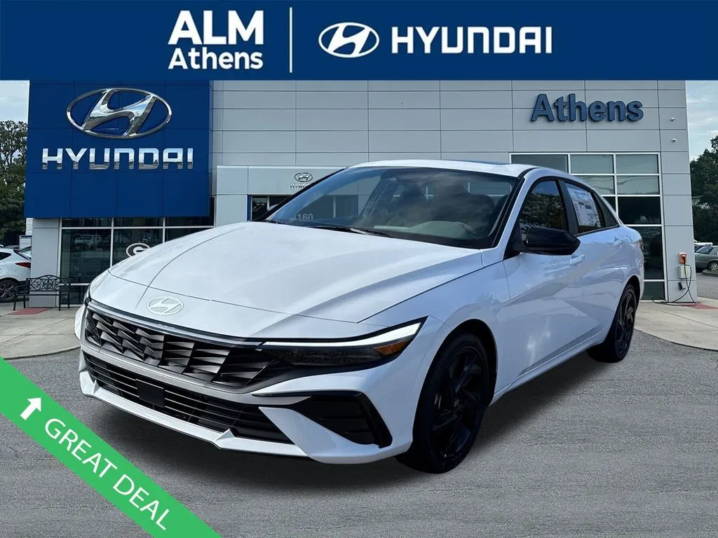 White 2026 Hyundai Elantra SEL Sport for sale in Athens, GA
