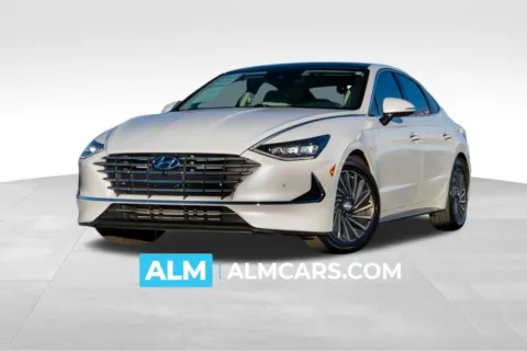 White 2023 Hyundai Sonata Hybrid Limited for sale in Athens, GA