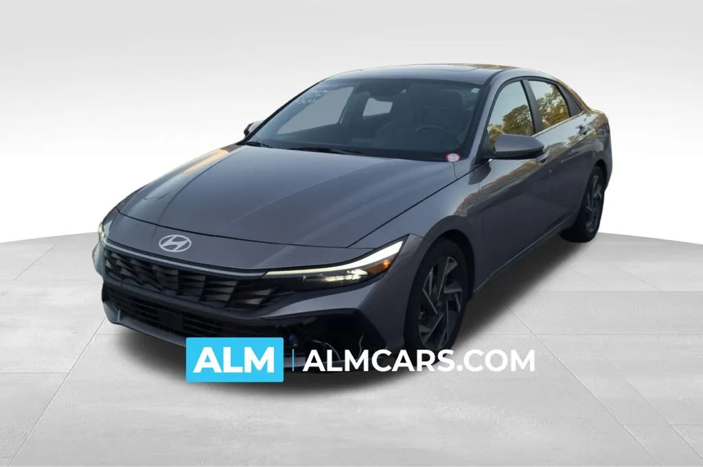 Gray 2024 Hyundai Elantra Hybrid Limited for sale in Florence, SC