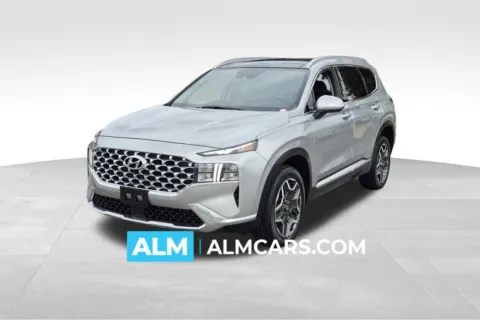 Silver 2023 Hyundai Santa Fe Hybrid SEL Premium for sale in Florence, SC