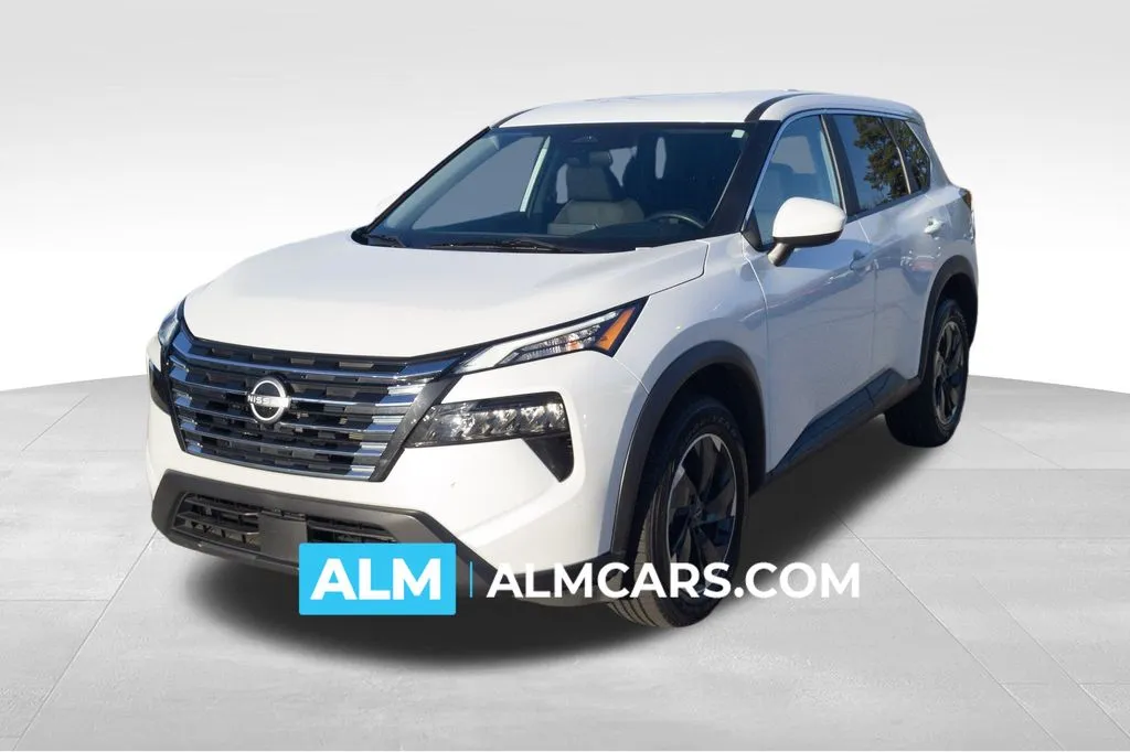 White 2024 Nissan Rogue SV for sale in Florence, SC