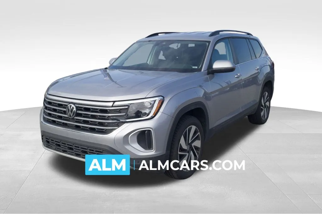 Black 2024 Volkswagen Atlas 2.0T SE w/Technology for sale in Florence, SC