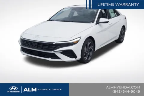 White 2026 Hyundai Elantra Limited for sale in Florence, SC
