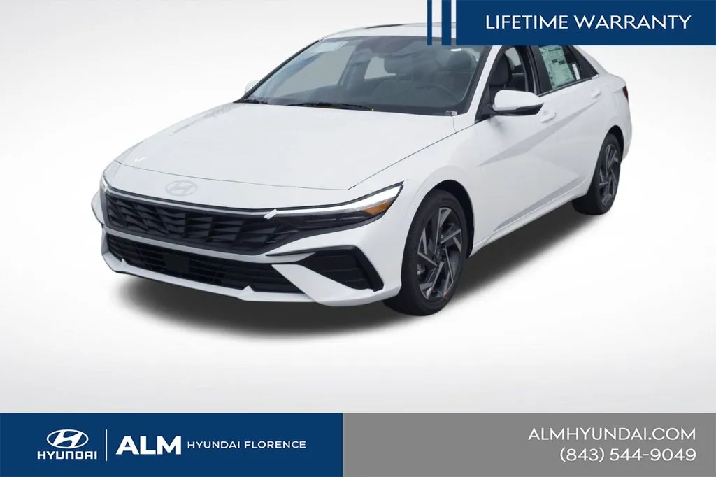 White 2026 Hyundai Elantra Limited for sale in Florence, SC