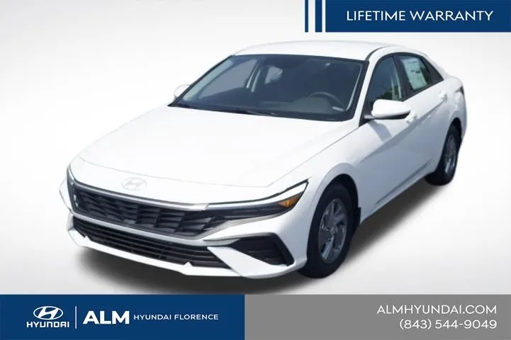 White 2026 Hyundai Elantra SE for sale in Florence, SC