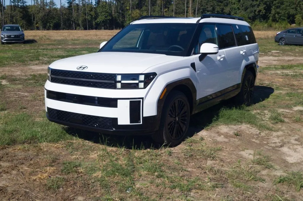 White 2025 Hyundai Santa Fe Hybrid Calligraphy for sale in Florence, SC