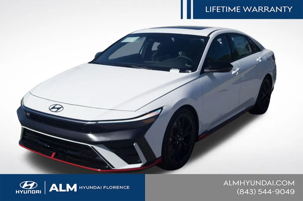 White 2026 Hyundai Elantra N for sale in Florence, SC