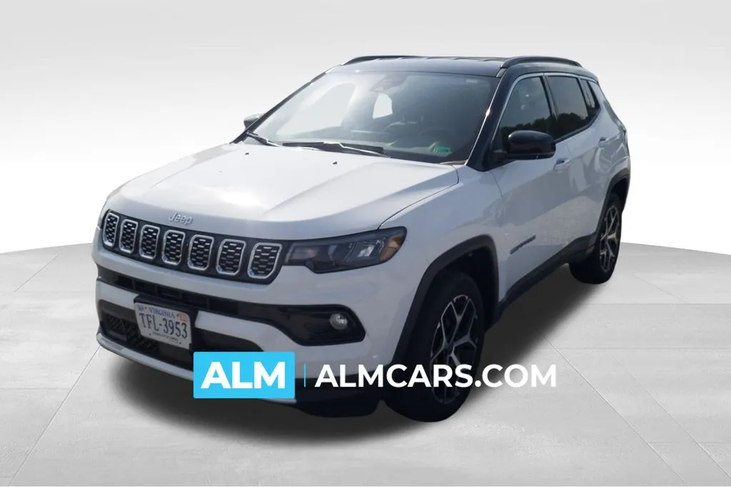 White 2025 Jeep Compass Limited for sale in Florence, SC