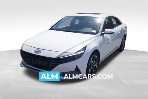 White 2023 Hyundai Elantra Hybrid Limited for sale in Florence, SC