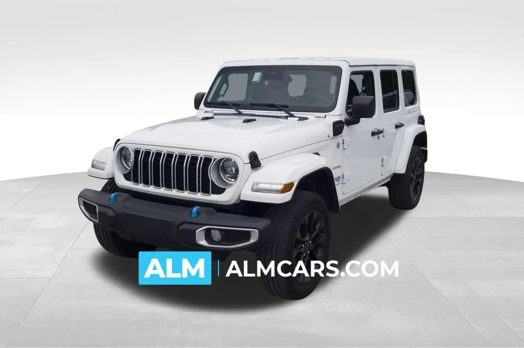 White 2024 Jeep Wrangler Sahara 4xe for sale in Florence, SC
