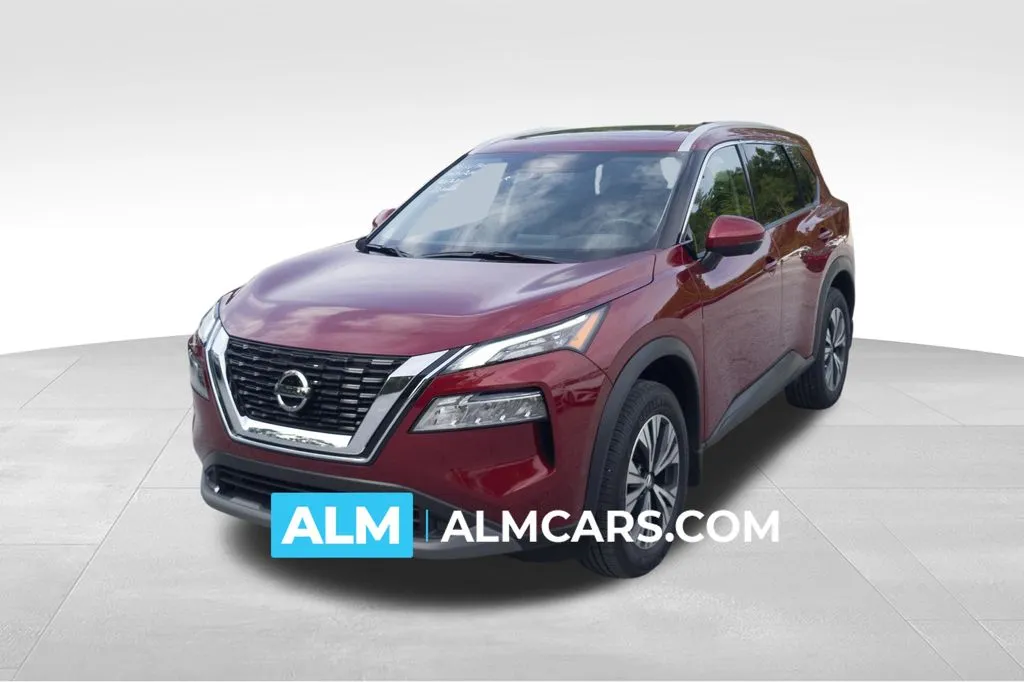 Red 2021 Nissan Rogue SV for sale in Florence, SC
