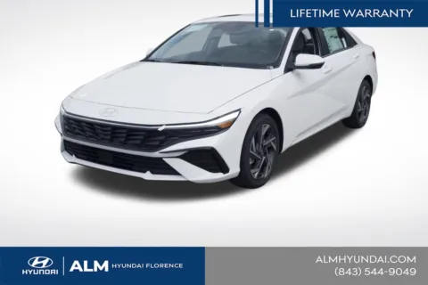 White 2026 Hyundai Elantra Hybrid Limited for sale in Florence, SC