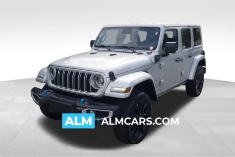 Silver 2024 Jeep Wrangler Sahara 4xe for sale in Florence, SC